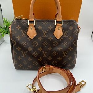 Louis Vuitton speedy 25 bandoliers full set 🔥❤️